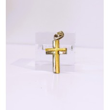 Ασημένιος Σταυρός δίχρωμος SCR06 